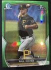 2023 Bowman Draft Paul Skenes #BDC-14 Green Refractor (RC) /99 See Pics