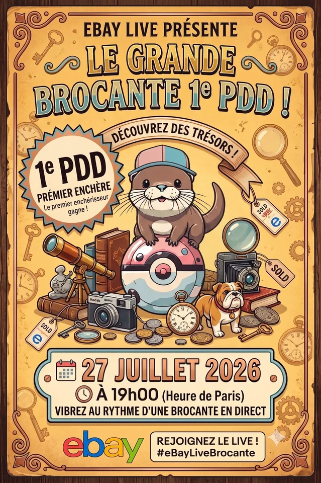 live brocante de la loutre