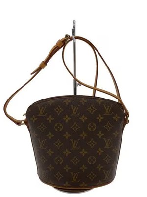 LOUIS VUITTON/Druot_Monogram Canvas/PVC/BRW