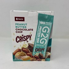 G2G Crispy Peanut Butter Chocolate Chip Protein Bars 8-Pack 2.47oz 14.81 per gallon