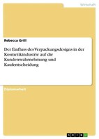 Rebecca Grill | Der Einfluss Des Verpackungsdesigns In Der Kosmetikindustrie...
