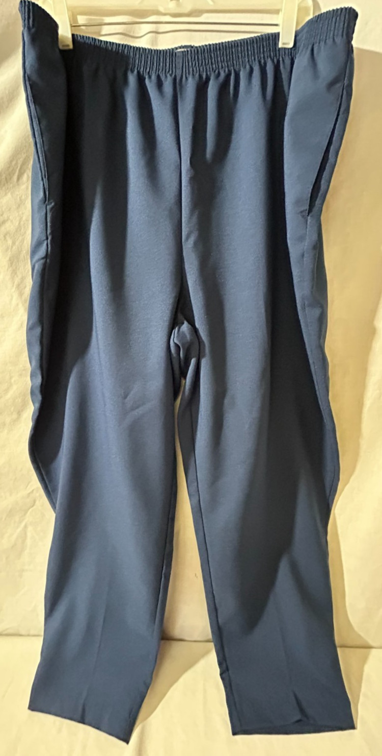 Laura Scott Woman Blue elastic waist pull-on dress pants w/pockets Size 24W