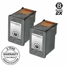 2Pk for HP C9351AN Black Ink Cartridge for HP 21 Cartridge for HP FAX 1250 3180