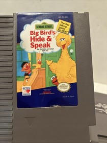 Sesame Street NES Bundle Lot: 123 and Big Bird Hide & Speak Nintendo
