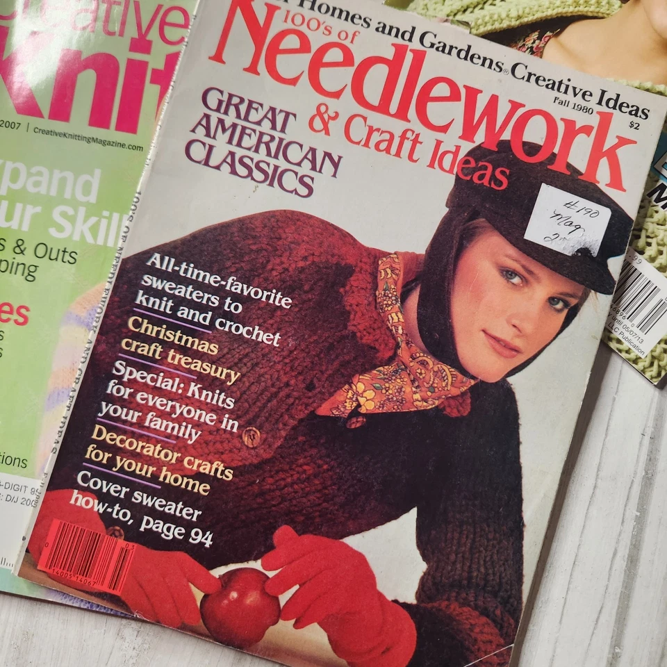 Bundle of Knitting Needlecraft Vintage Creative Knit Back Issue Magazines Lot 8 - Image 4 of 4