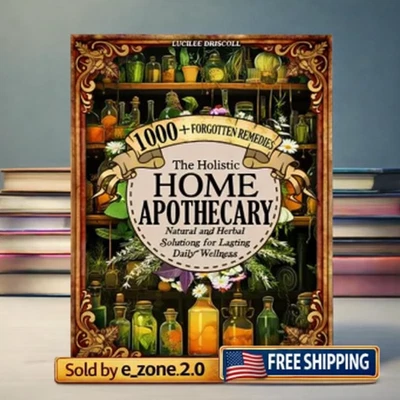 Home Apothecary – 1000+ Forgotten Natural Remedies Book | Free Shipping USA