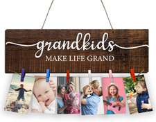 Birthday Gifts for Grandma from Grandkids,First Time New Grandma Picture Photo F