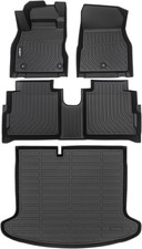 GINOWY-Floor Mats  Cargo Liner for Nissan Kicks 2018-2024, TPE All Weather 2024