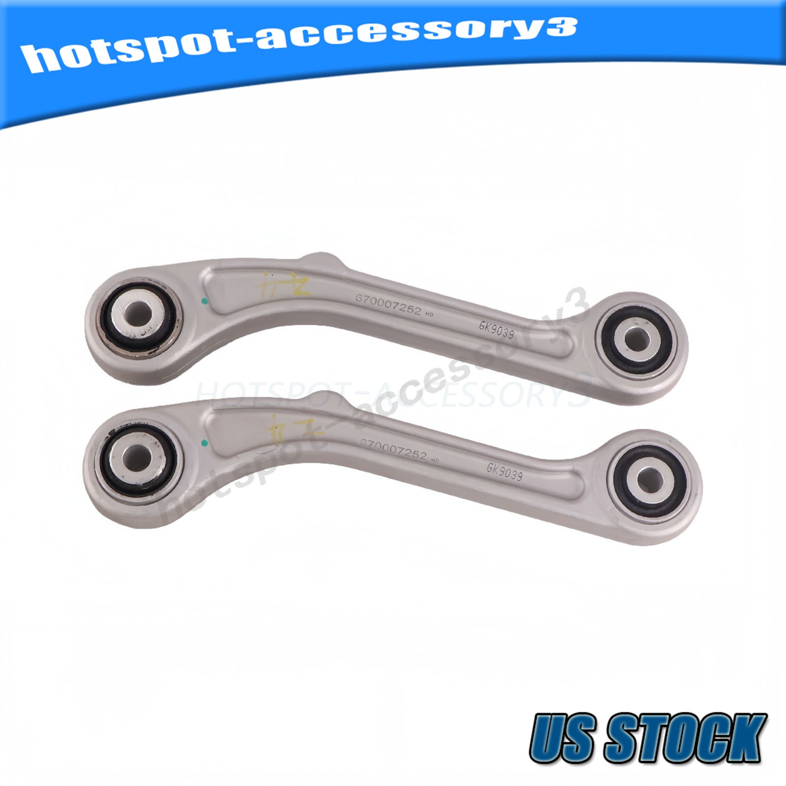 670007252 For Maserati Ghibli Quattroporte 2014+ 2X Rear Upper/Lower Control Arm