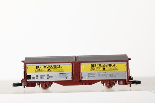 Märklin mini-club Z Schiebedach-/Schiebewandwagen  "Der Tagesspiegel" (360068) | Condition: Gebraucht