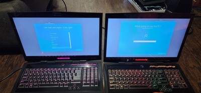 (Both laptops) Alienware m17x R4 17.3'' Core i7-3610QM 16GB RAM 1TB Gaming Laptop