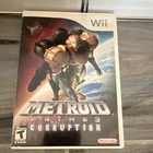 Nintendo Metroid Prime 3: Corruption Manual Included Wii Action Shooter Sci-Fi