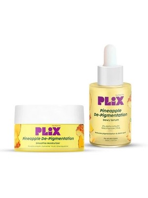 PLIX - Pineapple Pigmentation Skincare Regime Face Serum & Moisturizer 30ml+ 50g