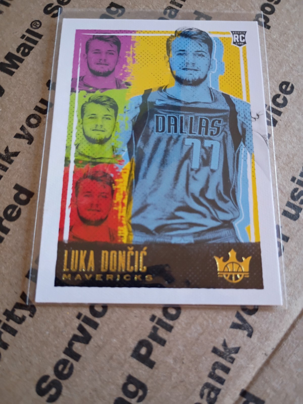 RARE 2018-19 Panini Court Kings Luka Doncic Rookie CARD RC Level III SP Lakers