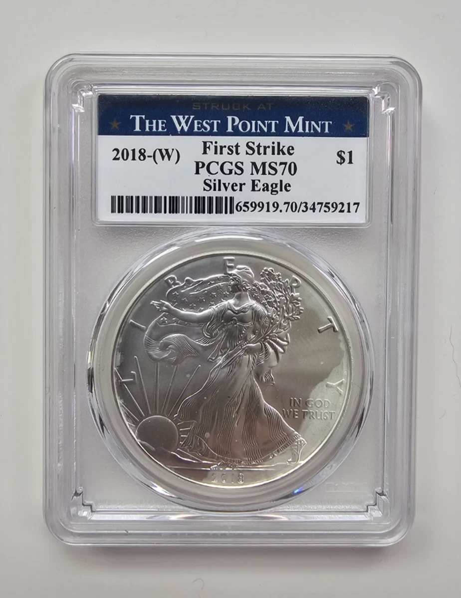 American Eagle MS 70 Graded 2018 Silver Bullion Coins for sale | eBay
