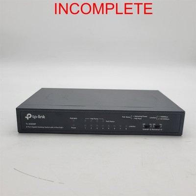 TP-Link TL-SG108PE 8 Port Gigabit PoE Switch Easy Smart Managed *NO ADAPTER*
