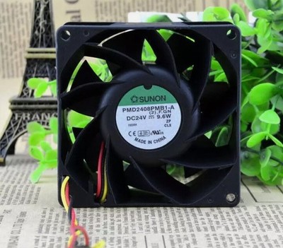 1PC NEW   PMD2408PMB1-A DC24V 9.6W 8CM 3-wire 8038 Cooling Fan #iv