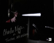 Charles Napier Signed 'The Blues Brothers' Photo 8x10 as Tucker McElroy Beckett