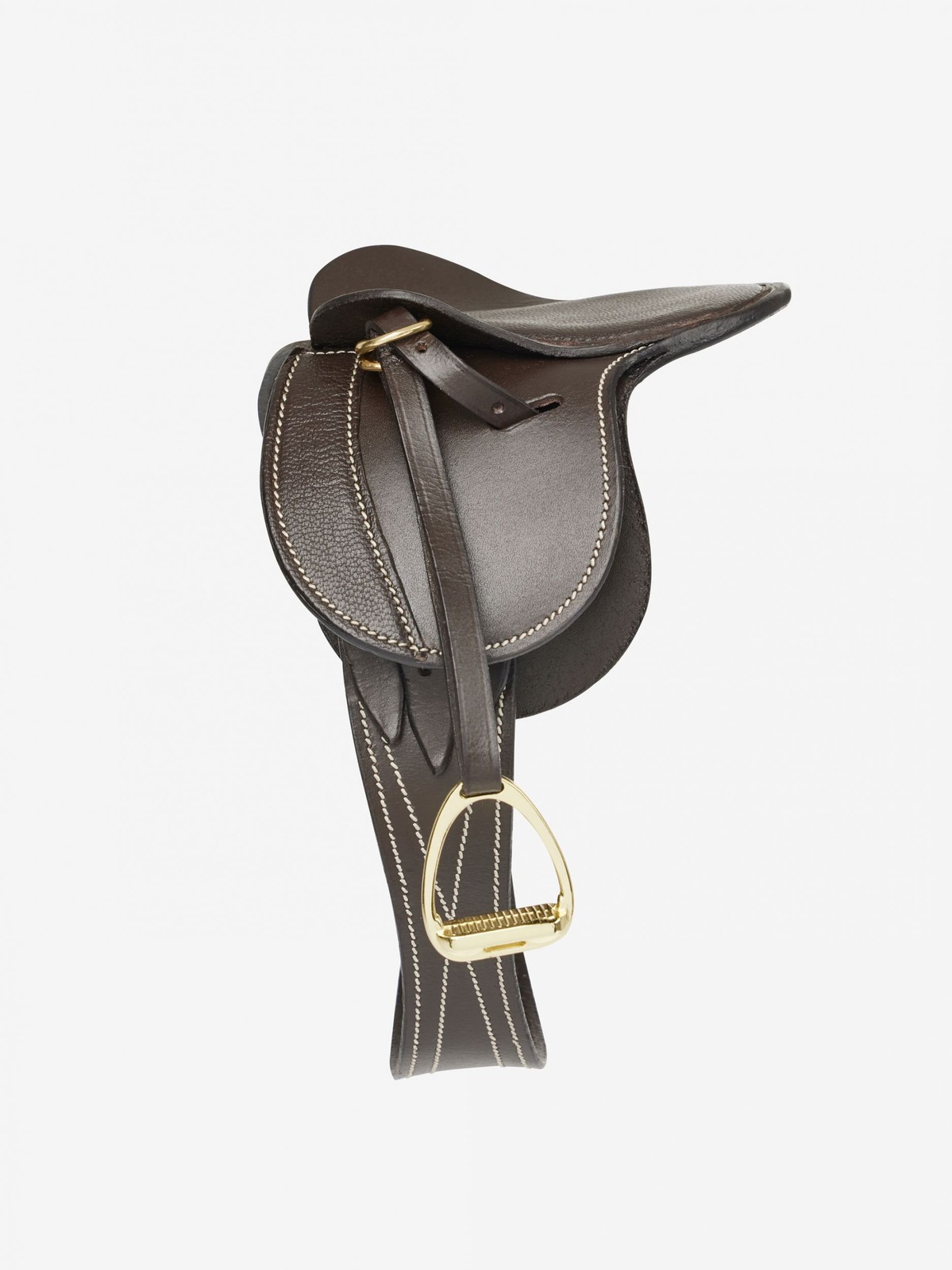 Lemieux Toy Pony Accessories - Leather Saddle Brown