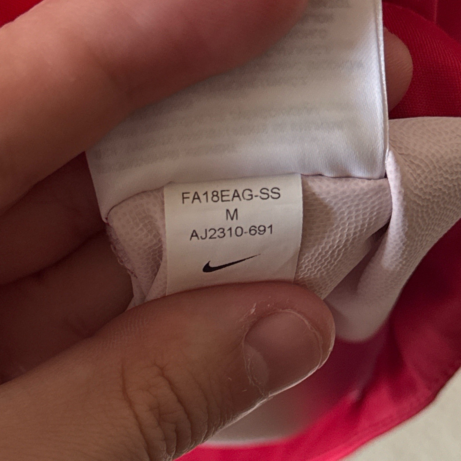 SACAI X NIKE Scudetto Barcellona 2018 19 1 4 zip Nike Medium