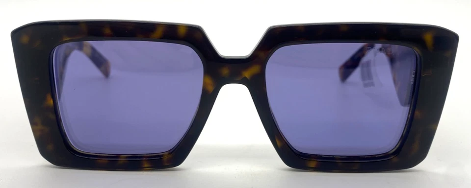 Prada SPR 23Y 2AU-05Q Women's Sunglasses Black & Brown Frames w/ Dark Blue Lense - Image 2 of 4