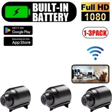 Built-In Battery WIFI Mini HD 1080P Camera Wireless Home Security USA