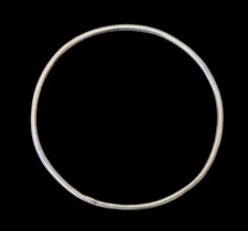 925 Sterling Silver 2mm 7.5" Bangle Bracelet