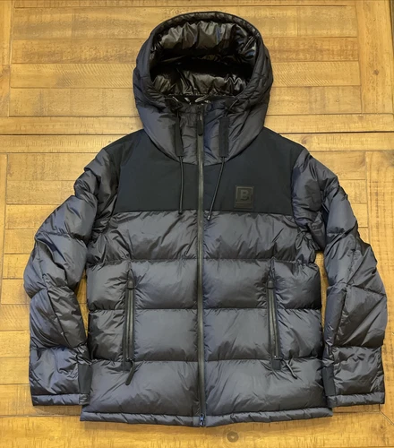 NUOVO Burberry Tisci Periodo Nylon Piumino Uomo Blu Navy Giacca 8061660 Uomo M