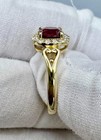 " Powerful in Pink"  1.30 Ct. Pink Spinel 14K Gold Earth Mined Diamond Ring — photo 2