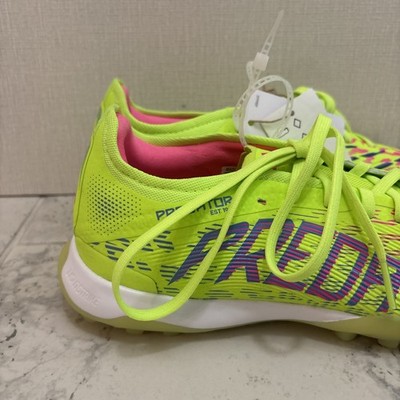 Adidas Men's 6.5 Predator Pro TF Cleats Lemon Futsal Soccer Spike