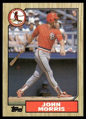 1987 Topps John Morris St. Louis Cardinals #211
