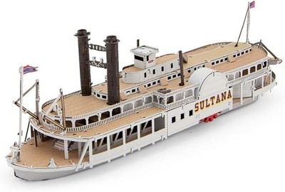 Metal Earth Color Sultana Steamboat 3D Metal Model + Tweezers ME1019 00191