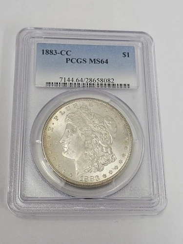 1883 CC Morgan Silver Dollar PCGS MS64 Carson City