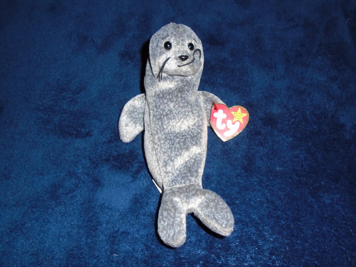 Ty Beanie Original Baby inch Slippery the Seal with Tags