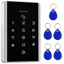Door Access Control Keypad 125KHz Proximity ID Card Access Control System Sup...