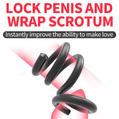 Silicone Ball Stretcher & Testicle Ring – Scrotum Squeeze For Penis Enhancement & Delay 10 thumbnail image