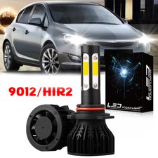 4-SIDES For Vaux Astra J GTC 9012 HIR2 LED Headlight Bulbs 6000K White 2X Hi/Low