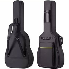 Black Full Size Padded Protective Classical Acoustic Guitar Back Bag Carry Case
