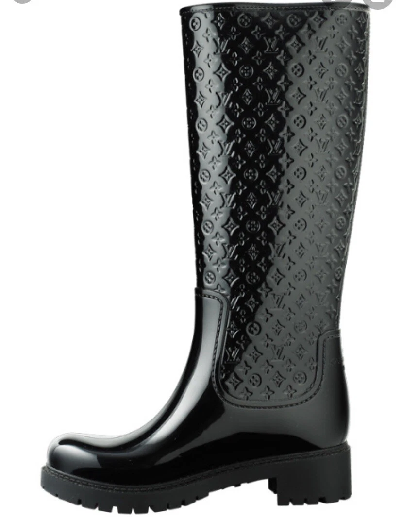 Louis Vuitton Patent Wellies - Size 38