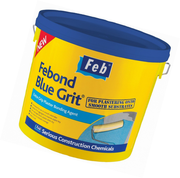 Everbuild Febond Blue Grit Plaster Bonding Agent FBBLUE10 for sale