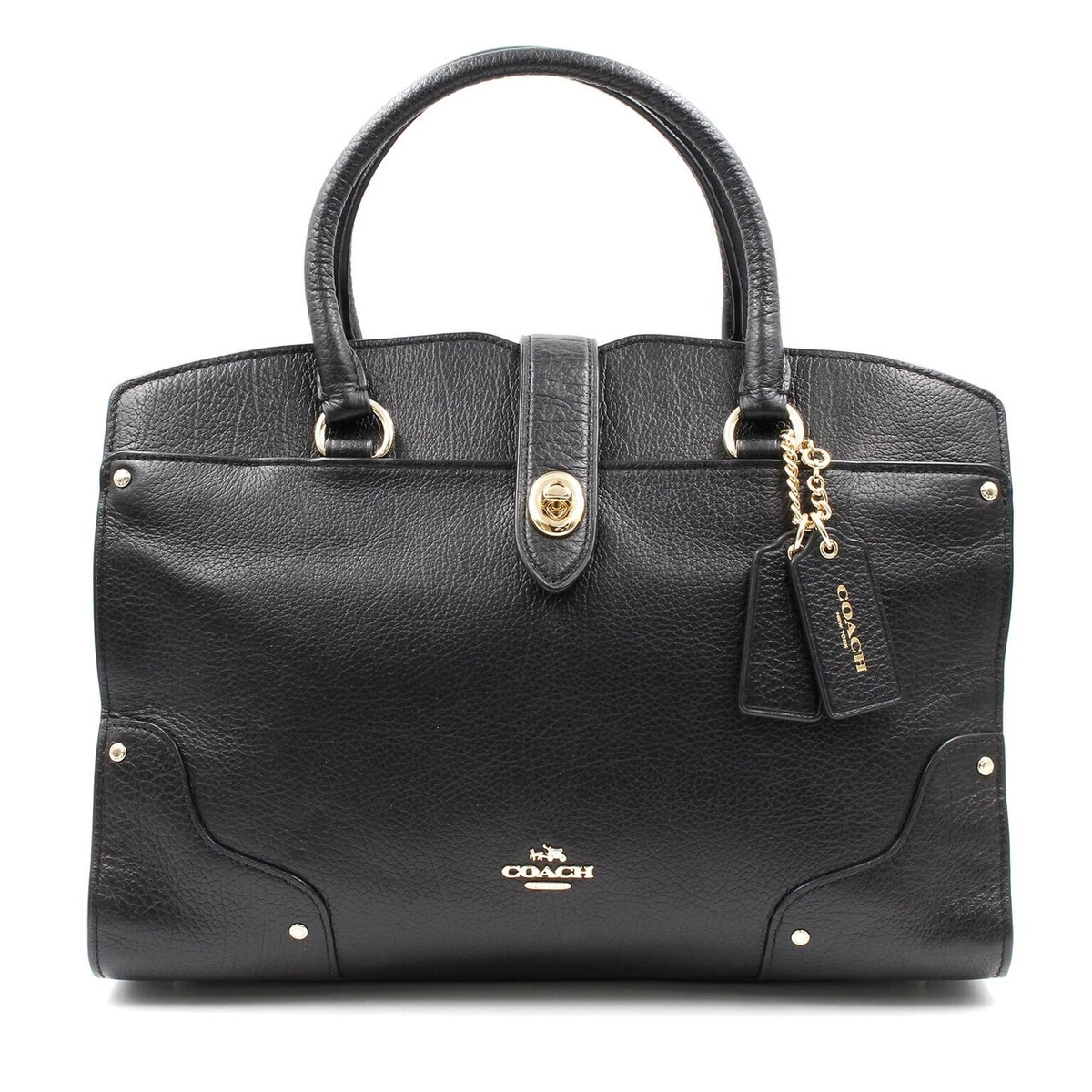 Coach mercer satchel 30 black clearance
