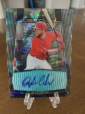 Dylan Carlson 2020 Obsidian Electric Etch Teal Crystals AUTO 1/20 1/1 rookie RC