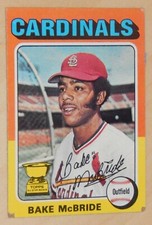 1975 Topps St. Louis Cardinals Baseball Cards Set of 5 Excellent Condition