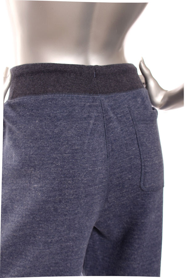 NEW J Crew Women Joggers Double Brushed Fleece Sweatpants Heather Navy