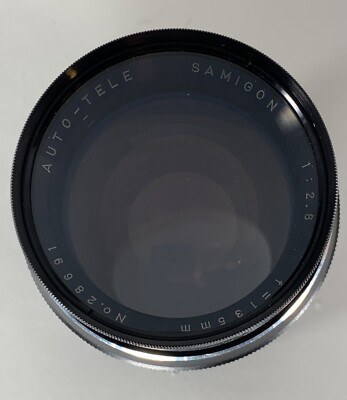 Vivitar 58mm Auto UV-HAZE Telephoto 135mm 1:2.8 Samigon Camera