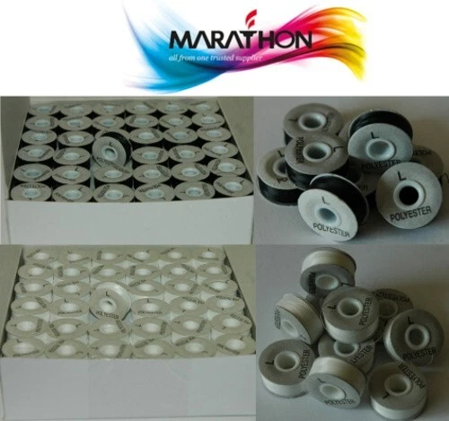 Marathon Bobbins Pre Wound Embroidery Machine Bobbin Thread Idea for Brother PR - Image 2 of 4