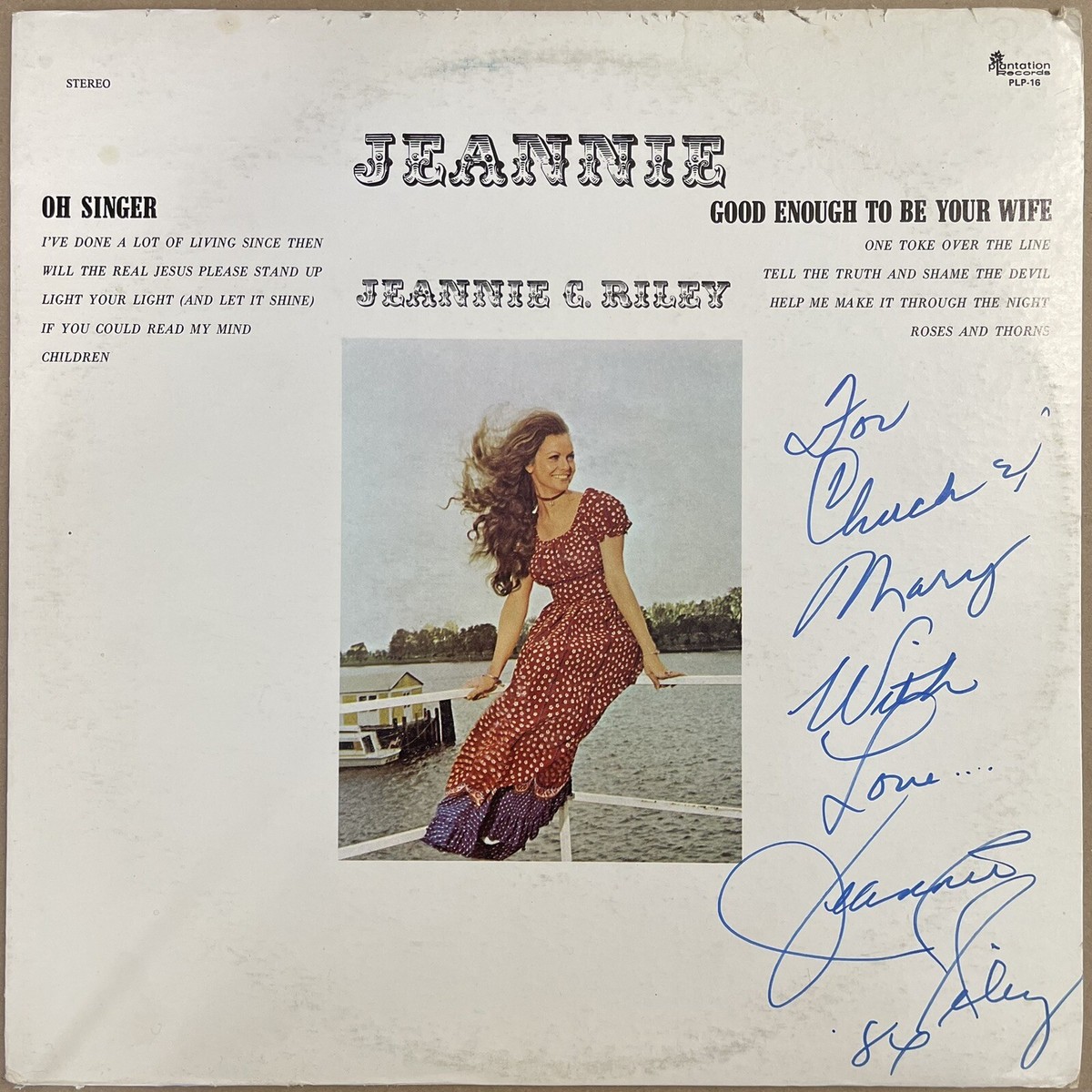 Jeannie Jeannie Riley *SIGNED COPY*