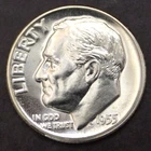 1955 Roosevelt Dime Gem Proof Lot F 215