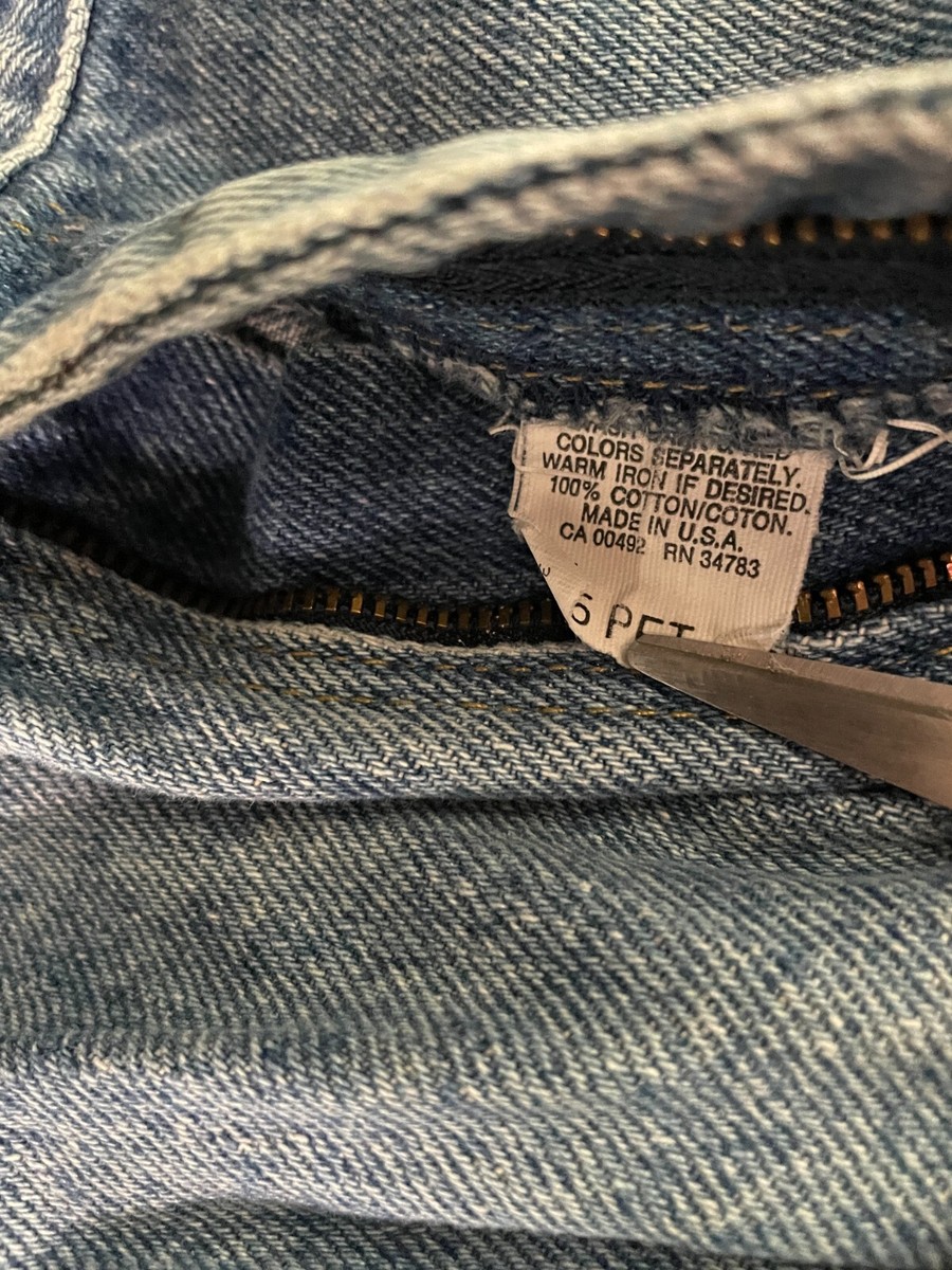 VINTAGE Lee 34783 Women Blue 100% Cotton Mom Jeans Denim Size 16
