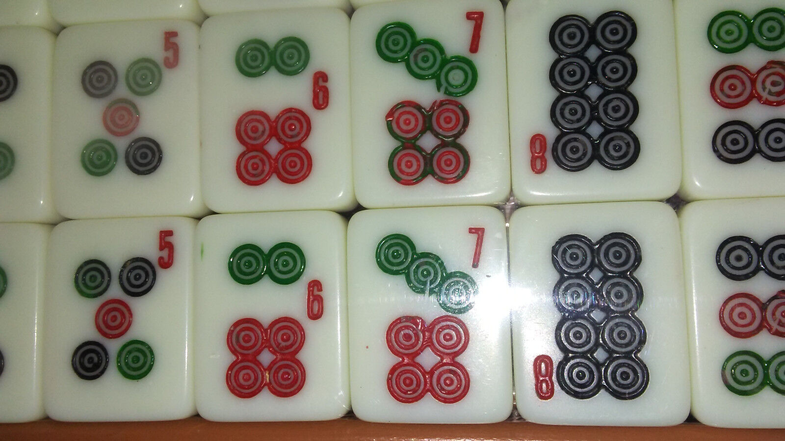 ROMBOL Mahjong The Chinese Game of Four Winds With Arabic Numbers